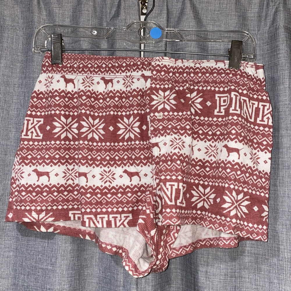 PINK Christmas Sleep Shorts